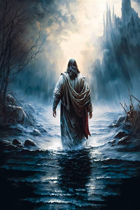 Download Jesus Walking On Water Christianity Royalty Free Stock Illustration Image Pixabay