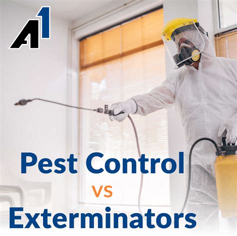 Pest Control Versus Exterminators Whats The Difference A1
