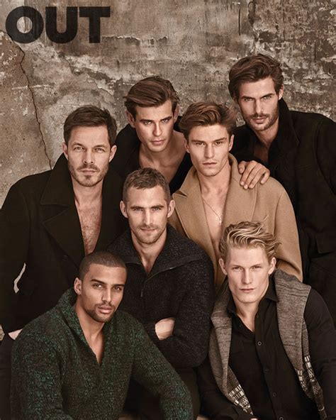 British Male Models Pose For Out Shoot