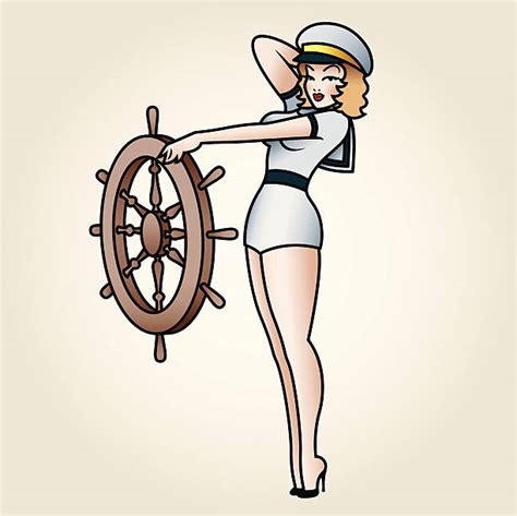 Royalty Free Pin Up Girl Clip Art Vector Images And Illustrations Istock