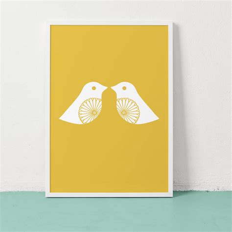 Lovey Dovey Print By Clare Nicolson