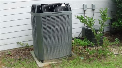 2005 Goodman And 2011 Trane Xl16i Central Air Conditioners Youtube