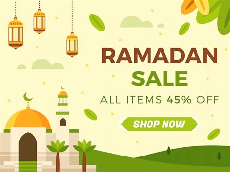 Premium Vector Ramadan Sale Banner Template