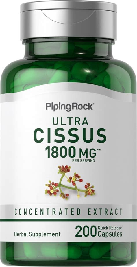 Cissus Quadrangularis 1800 Mg Per Serving 200 Capsules Herbal