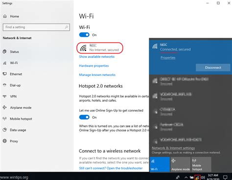 Your wifi is available but a yellow triangular symbol appears on your wifi. FIX: Wi-Fi Connected But No Internet Access in Windows 10 ...