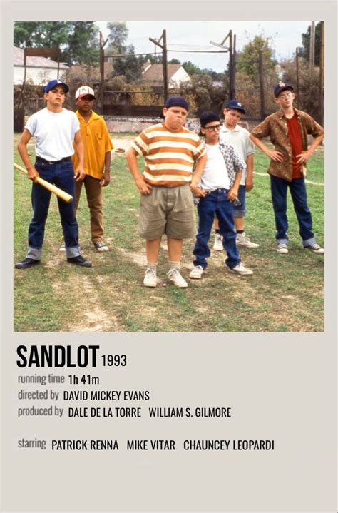 Sandlot Movie Posters Minimalist Film Posters Vintage Movie Posters