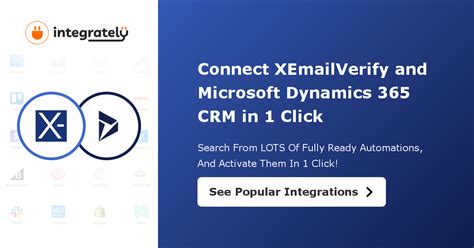 How To Integrate Xemailverify And Microsoft Dynamics 365 Crm 1 Click ️