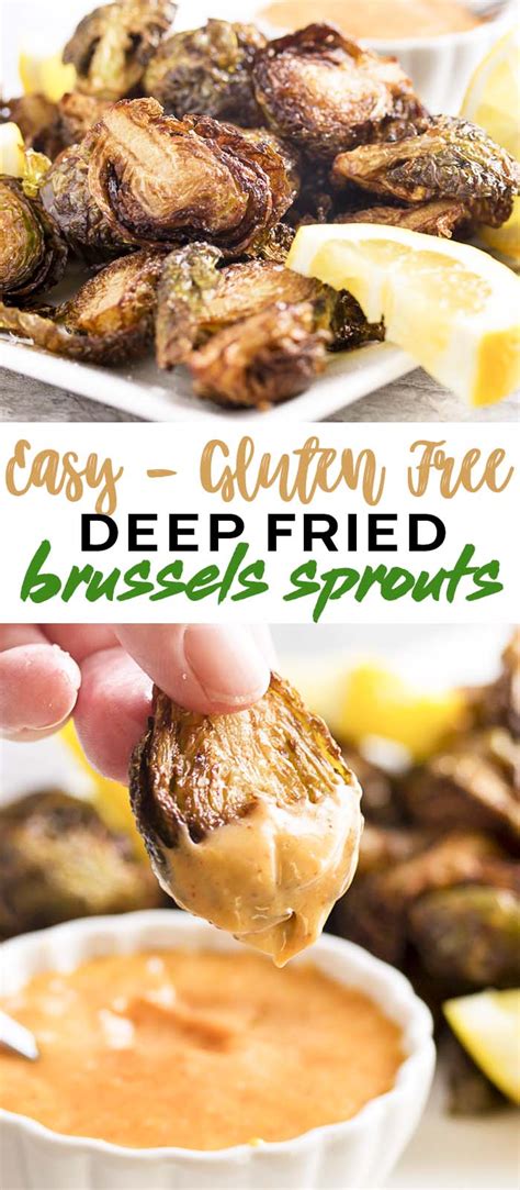 Delicious and crispy air fryer brussel sprouts make the perfect side dish or snack without the use of the oven. Deep Fried Brussels Sprouts - Just a Little Bit of Bacon