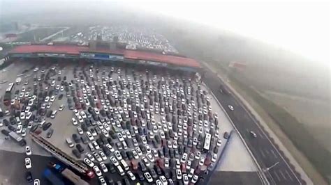 Thousands Of Cars Stuck In Beijing Traffic Jam On 50 Lane Highway Wtop