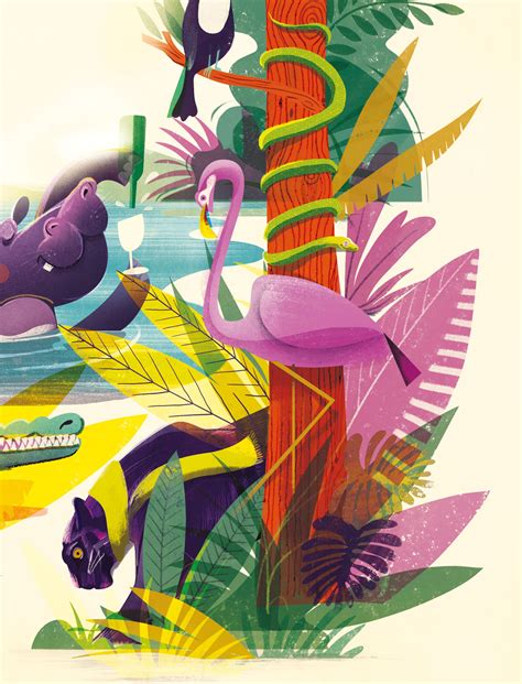 Jungle Illustration | Jungle illustration, Nature illustration, Illustration