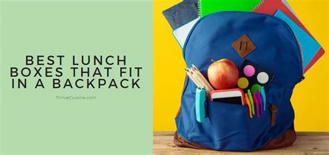 14 Best Lunch Boxes That Fit In A Backpack 2021 Edition
