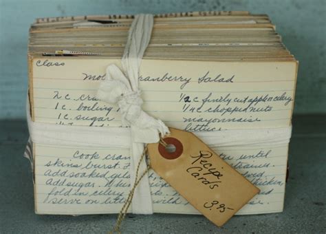 Check spelling or type a new query. What a find: Vintage recipe cards. | writes4food