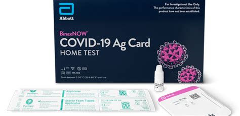 State Health Agencies Rely On Abbott Binaxnow Covid 19 At Home Antigen