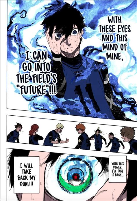 bluelock colored manga panel | Comic book layout, Yoichi, Seven deadly