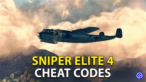 Sniper Elite 4 Cheat Codes Cheat Menu Bombs And More