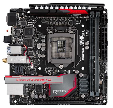 Asus Announces The Rog Maximus Viii Impact Z170 Motherboard