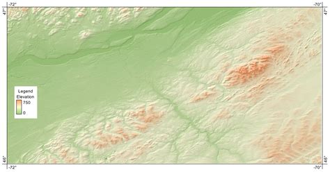 GIS Choosing Colour Ramp To Use For Elevation Math Solves Everything