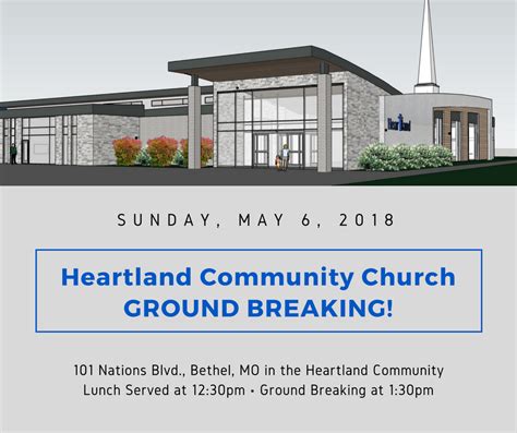 Church Ground Breaking Ceremony Heartland Ministries