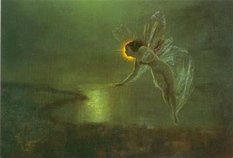 Faerie Fairy John Atkinson Grimshaw Painting Pixie Spirit Image
