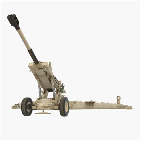 Artillery M198 155mm Howitzer Modèle 3d Modèle 3d 99 3ds C4d Fbx