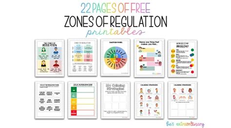 Zones Of Regulation Free Printables Printable Templates