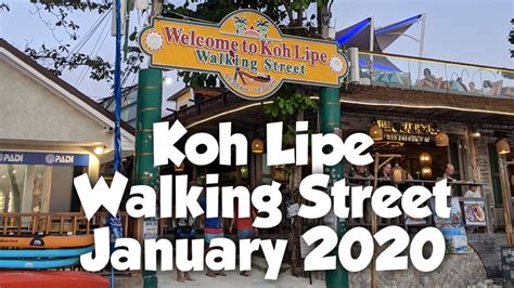 Koh Lipe Walking Street Koh Lipe Thailand YouTube