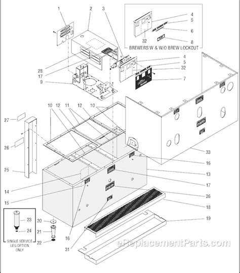 Bxb speed brew classic coffee maker 38300.0066 $109.99. BUNN U3 Parts List and Diagram - (Series) : eReplacementParts.com