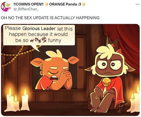 Oh No The Sex Update Is Actually Happening Cult Of The Lamb Sex Update Know Your Meme