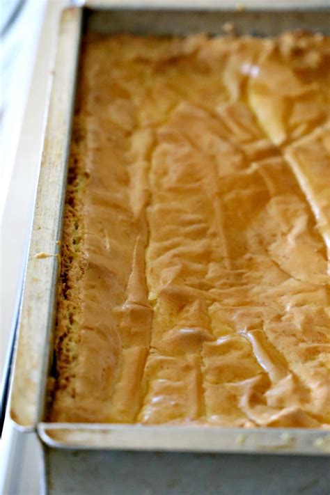 Using a large bowl, combine the flour, sugar, baking powder and salt. Paula Deen's Ooey Gooey Butter Cake #buttercake in 2020 ...