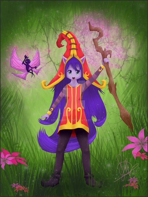 Lulu The Fae Sorceress League Of Legends Fanart By Selenabitt On