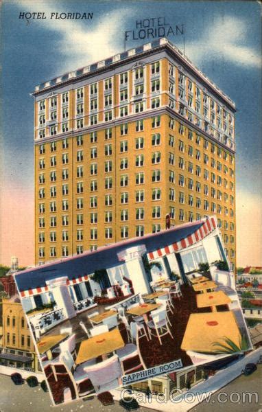 Hotel Floridian Tampa Fl Postcard