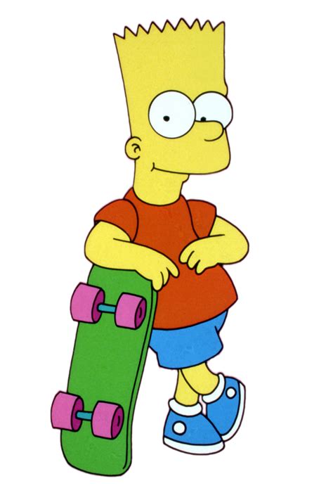 Bart Simpson Poses With Skateboard By Kaylor2013 On Deviantart