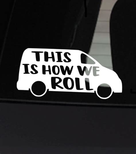 Funny Minivan Decal Rollin With My Homies Funny Decal For Etsy Minivan Decal Funny Decals