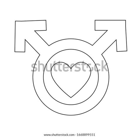 Sign Same Sex Couples Vector Logo Stock Vector Royalty Free 1668899551 Shutterstock