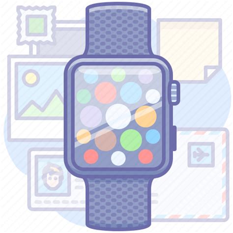 Apple, gadget, watch icon