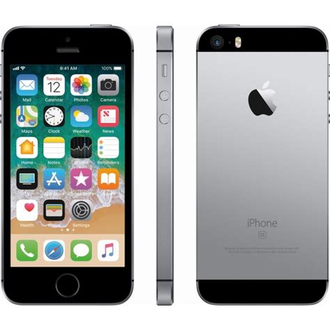 Features 4.0″ display, apple a9 chipset, 12 mp primary camera, 1.2 mp front camera, 1624 mah battery, 128 gb storage, 2 gb ram. IPhone SE (1st Generation) 32GB - Space Gray - Ola Tech