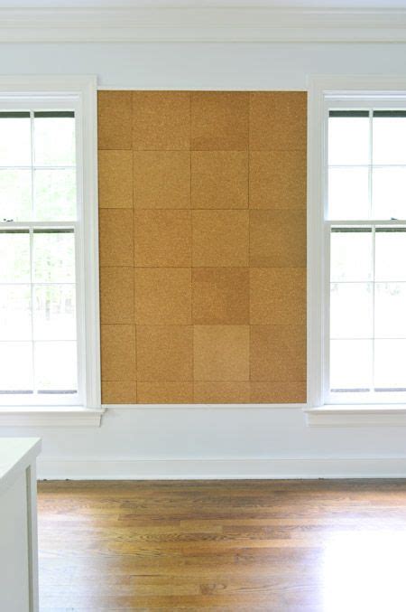 How To Make A Giant Cork Board Wall For Kid Art Home