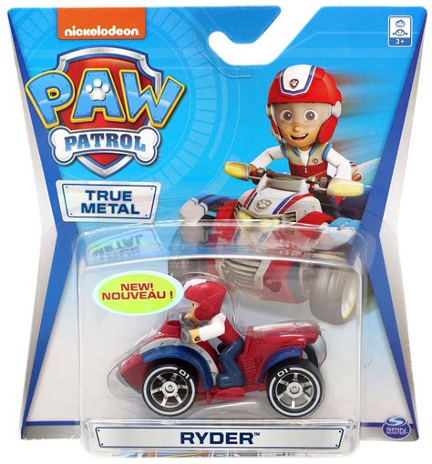 Paw Patrol True Metal Ryder Diecast Car Spin Master Toywiz