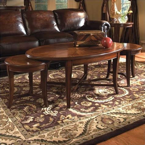 Makers of fine furniture since 1889. Magnussen Kingston 3 Piece Oval Bunching Cocktail and End ...