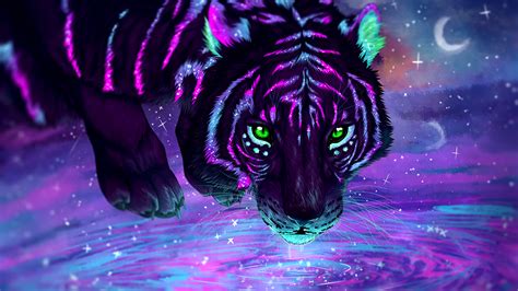 Neon Tiger Wallpapers Hd Wallpapers Id 28044