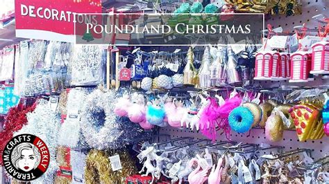 Poundland Christmas Shop With Me Whats New In Poundland Youtube