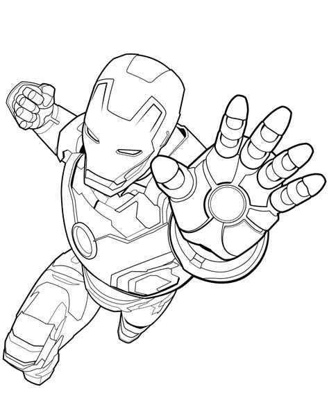 Iron man coloring page from iron man category. coloring pages - Iron man | Marvel coloring, Avengers ...