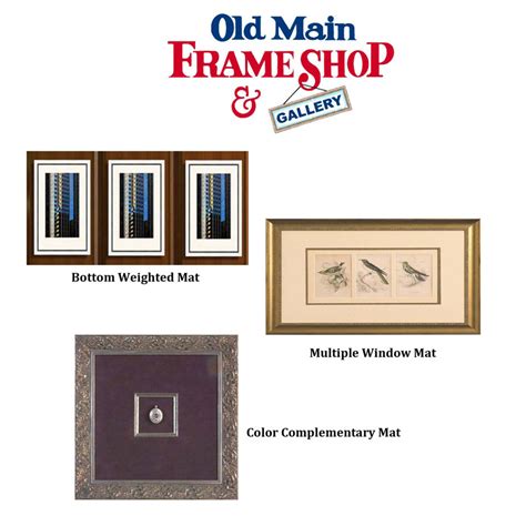 Matting Techniques Old Main Frame Shop And Gallery