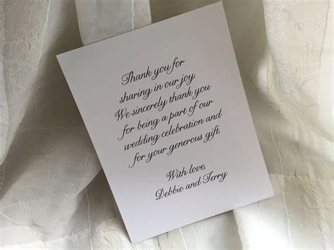 Thank You Card Variations April Lynn Designs Luxury Wedding