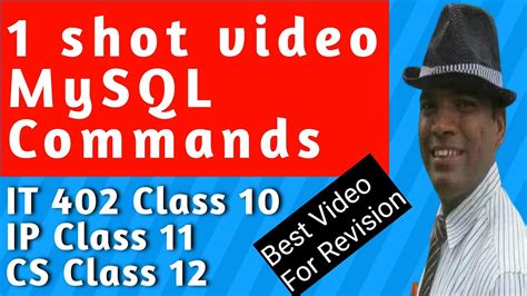 1 Shot Sql Commands Computer Science Class 12 Mysql Commands