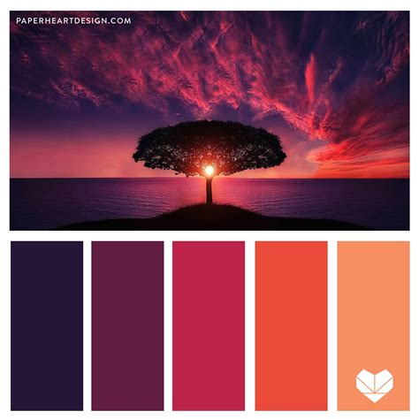 Color Palette Viva Magenta Pantone 2023 Color Of The Year — Paper