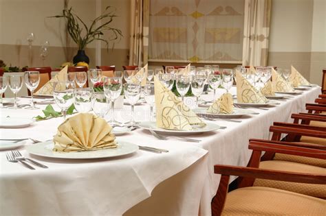 For instance, a formal table setting will provide more utensils because there are more courses. Restaurant table setting stock photo. Image of dine ...
