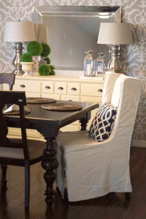 How To Decorate A Buffet Table In Dining Room