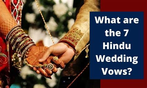 What Are The 7 Hindu Wedding Vows Wedgate Matrimony
