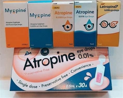 Atropine — The Eyeclinic By Dr Cheryl Lee